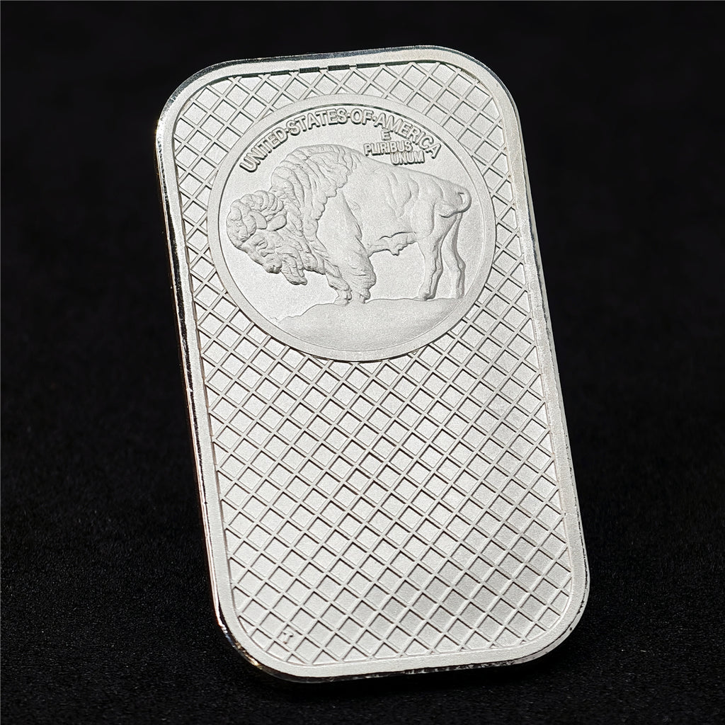 1 Troy oz Buffalo .999 Fine Silver Bar Sealed