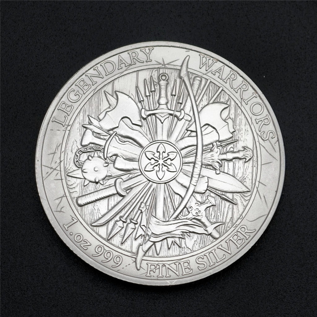 Chieftain Bull 1 oz .999 Fine Silver Round