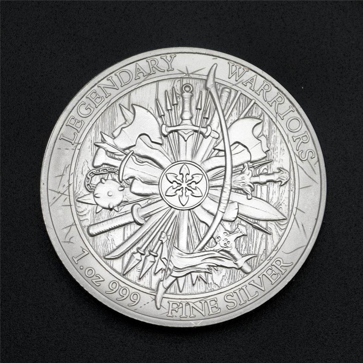Chieftain Bull 1 oz .999 Fine Silver Round
