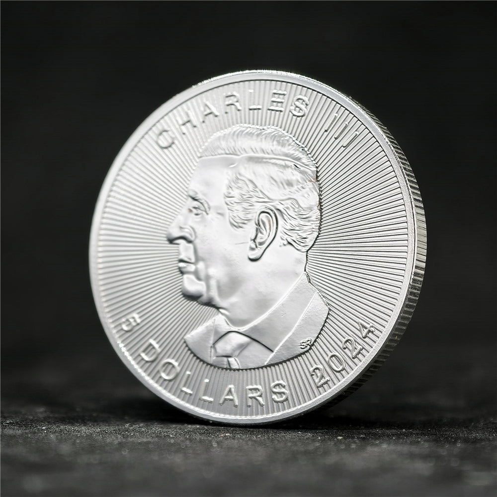 2024 1 oz .9999 Fine Silver Canadian Maple Leaf Coin [Royal Canadian Mint]