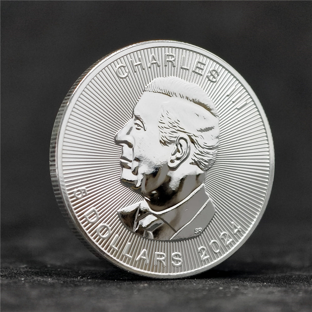 2024 1 oz .9999 Fine Silver Canadian Maple Leaf Coin [Royal Canadian Mint]