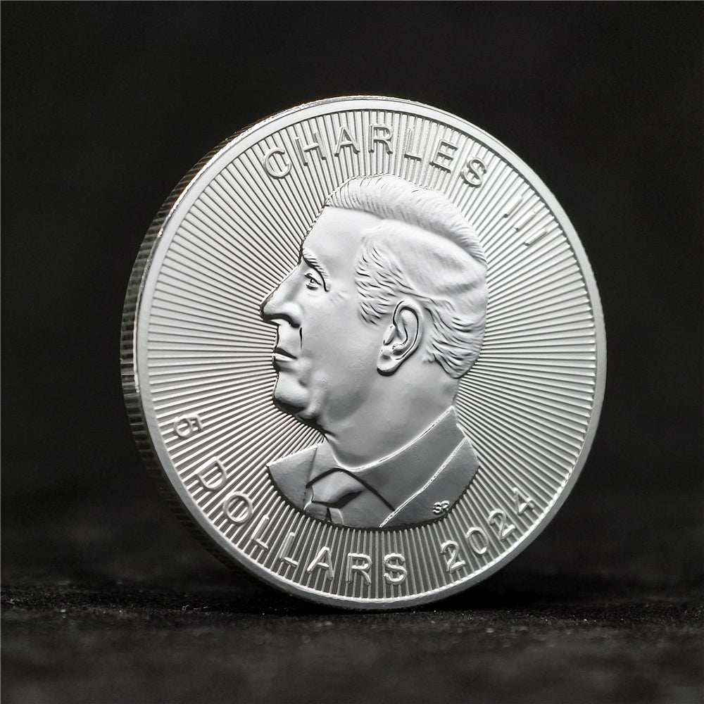 2024 1 oz .9999 Fine Silver Canadian Maple Leaf Coin [Royal Canadian Mint]