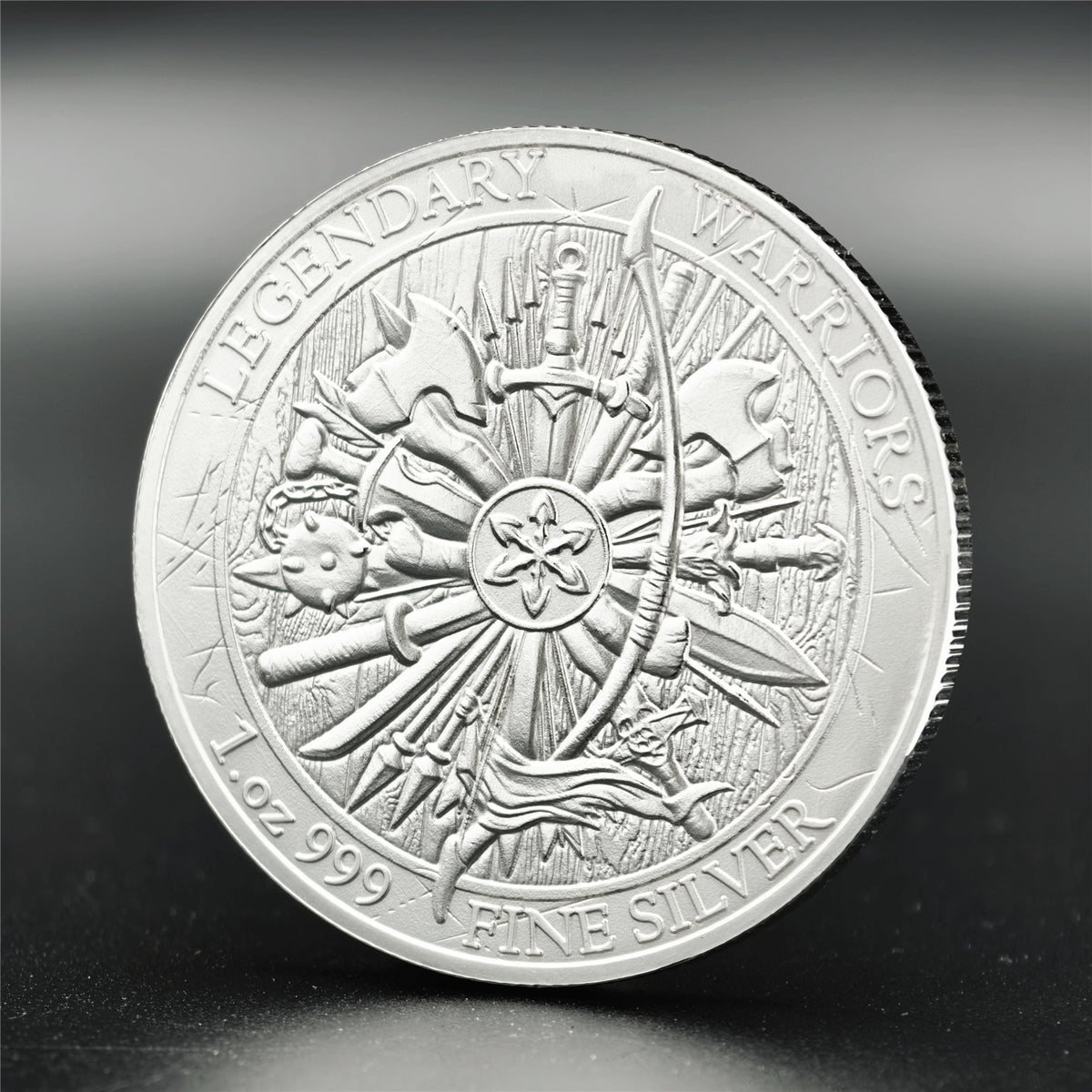 Chieftain Bull 1 oz .999 Fine Silver Round