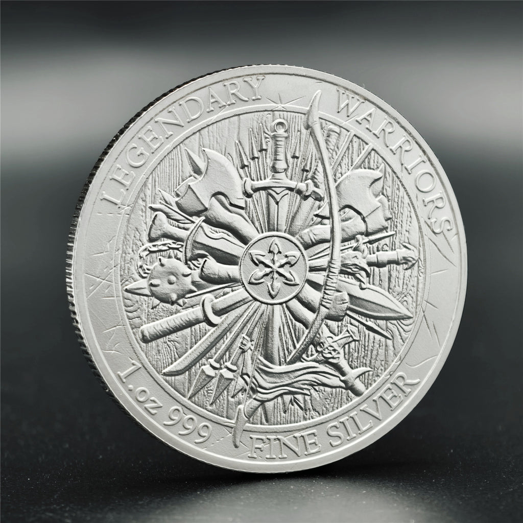 Chieftain Bull 1 oz .999 Fine Silver Round