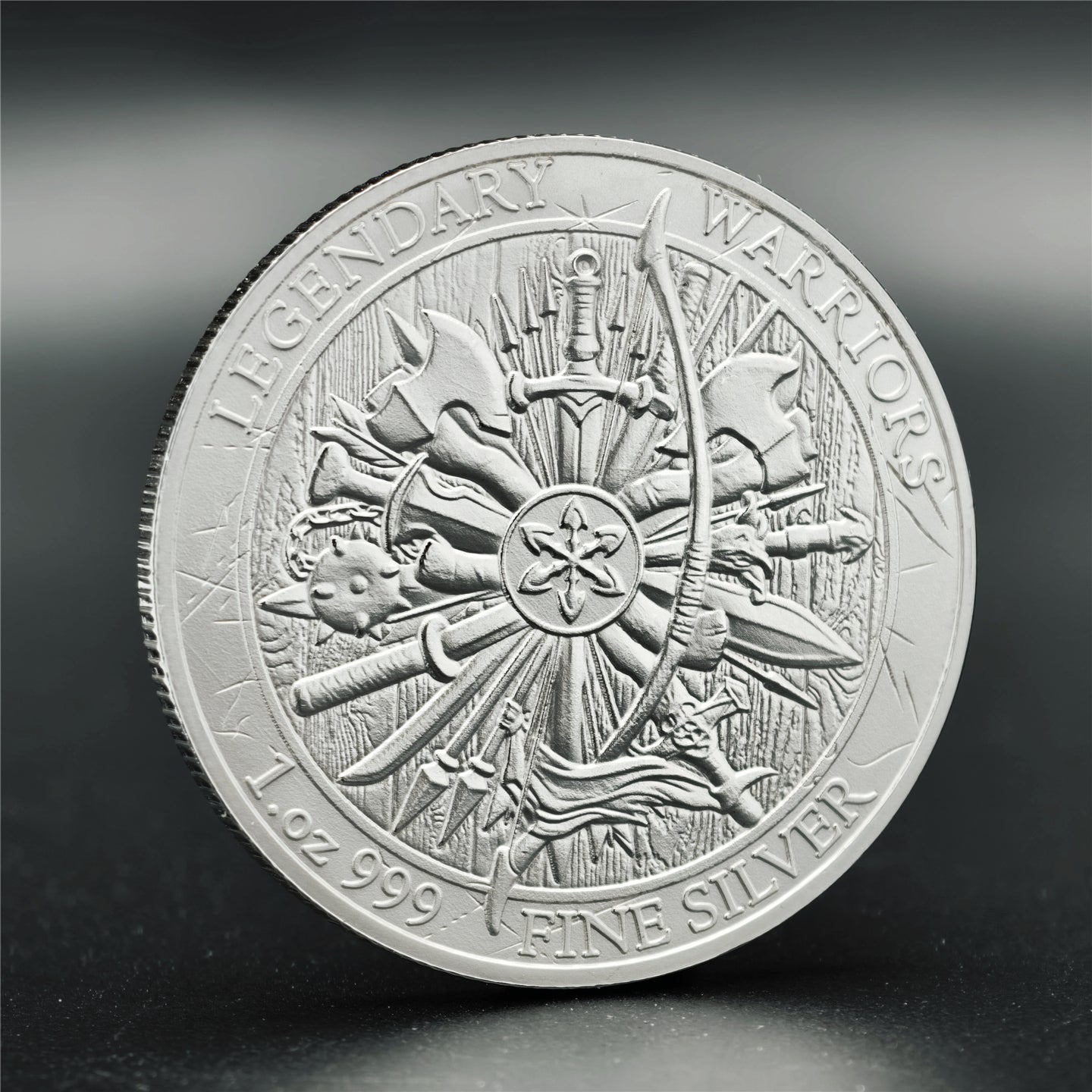 Chieftain Bull 1 oz .999 Fine Silver Round