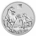 Australian Double Horse 1 oz .999 Fine Silver Coin