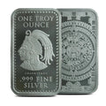 1 oz Aztec Calendar Silver Bar