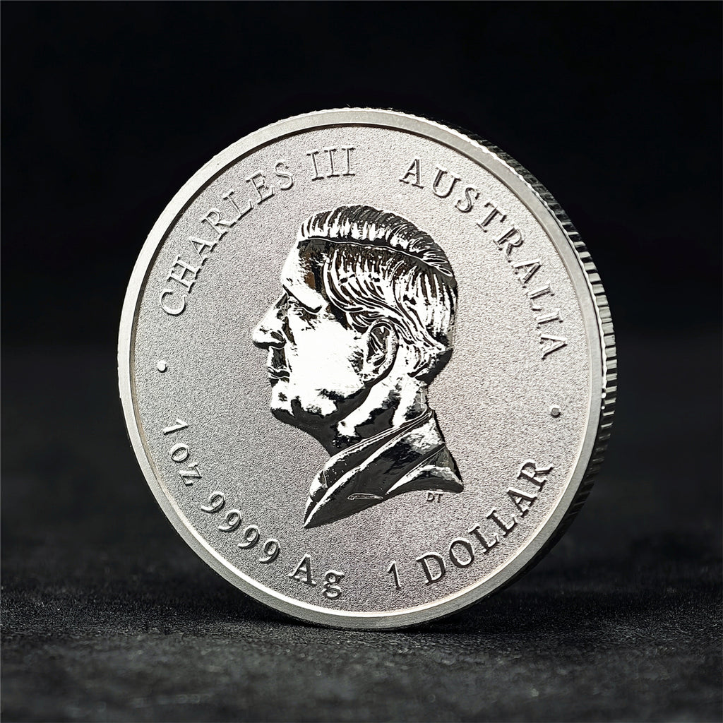 Bicolor Year of the Horse 1 oz .999 Fine Silver Coin