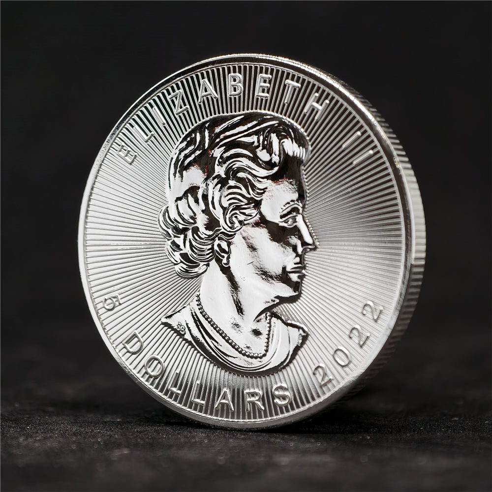 2022 1 oz .9999 Fine Silver Canadian Maple Leaf Coin [Royal Canadian Mint]