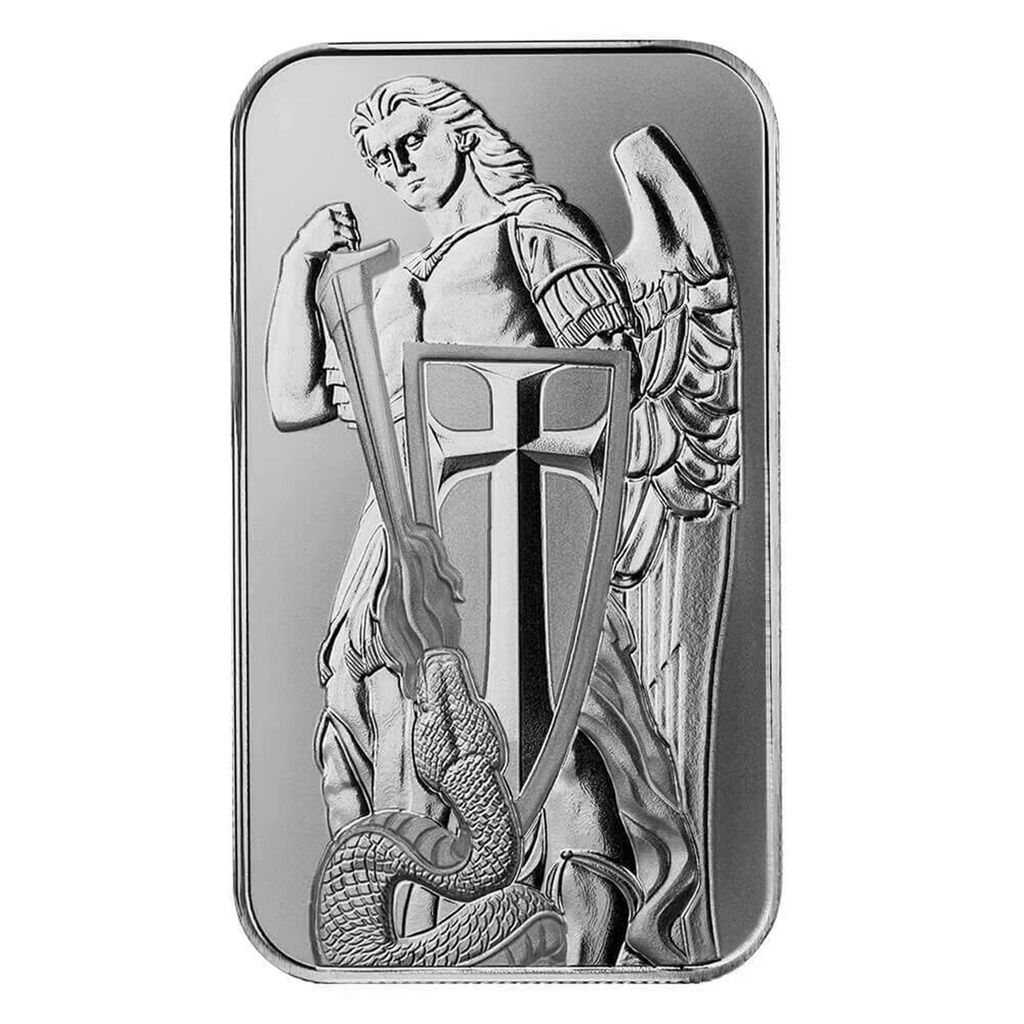 1 oz Scottsdale Archangel Michael Silver Bar