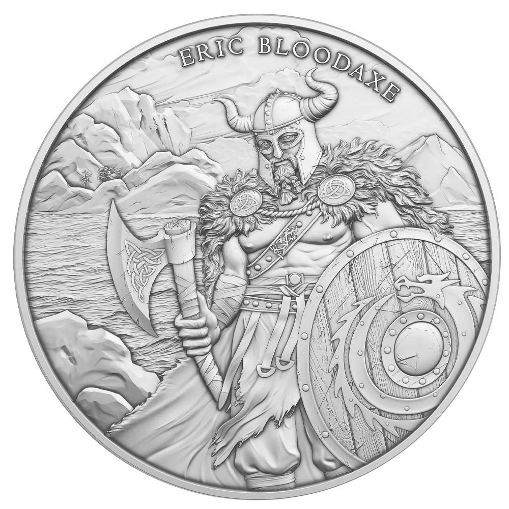 Erik Bloodaxe 1 oz .999 Fine Silver Coin