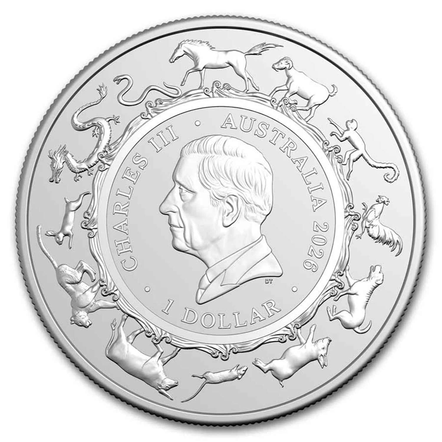 Australian Single Horse 1 oz .999 Fine Silver Coin