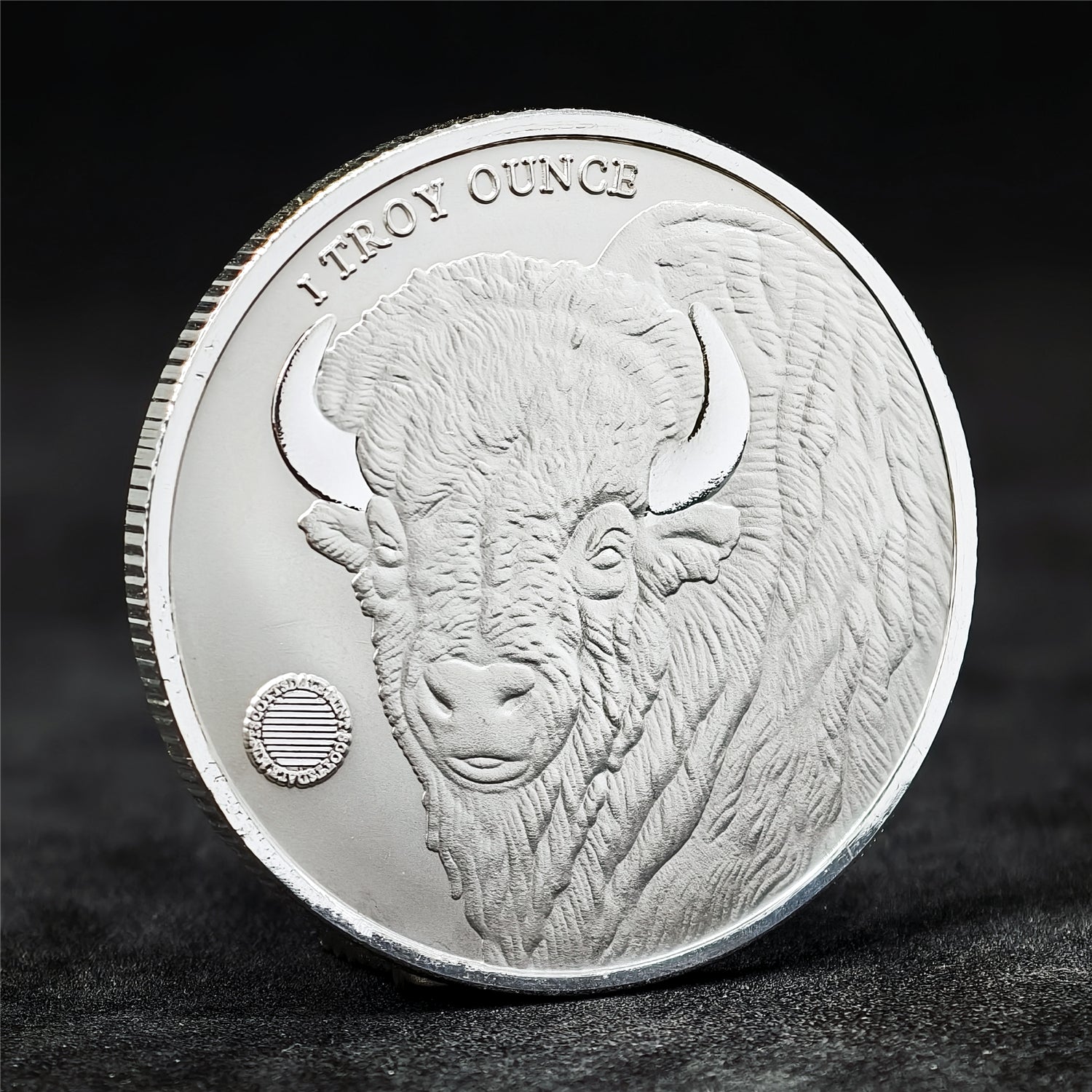 Girl Bison 1 oz .999 Fine Silver Round