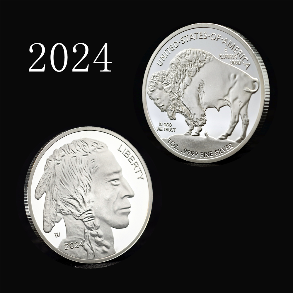 1 oz .999 Fine Silver Buffalo Round [SilverTowne Mint]