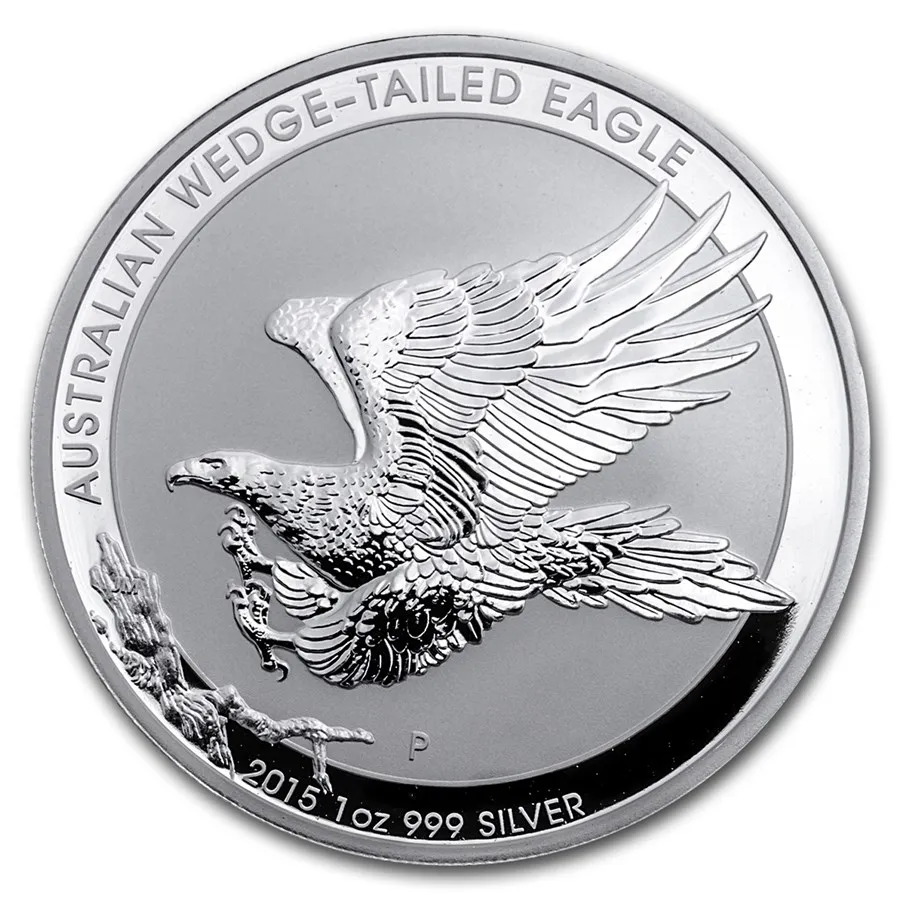 2015 Australian Wedge-tailed Eagle 1 oz .999 Fine Silver Coin