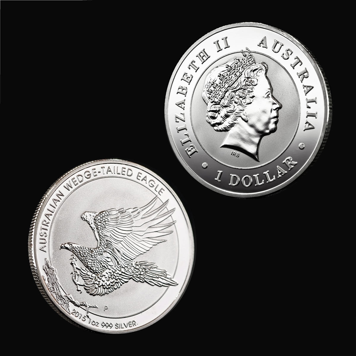 2015 Australian Wedge-tailed Eagle 1 oz .999 Fine Silver Coin