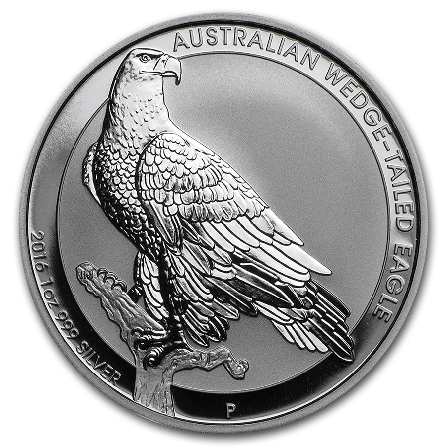 2016 Australian Wedge-tailed Eagle 1 oz .999 Fine Silver Coin