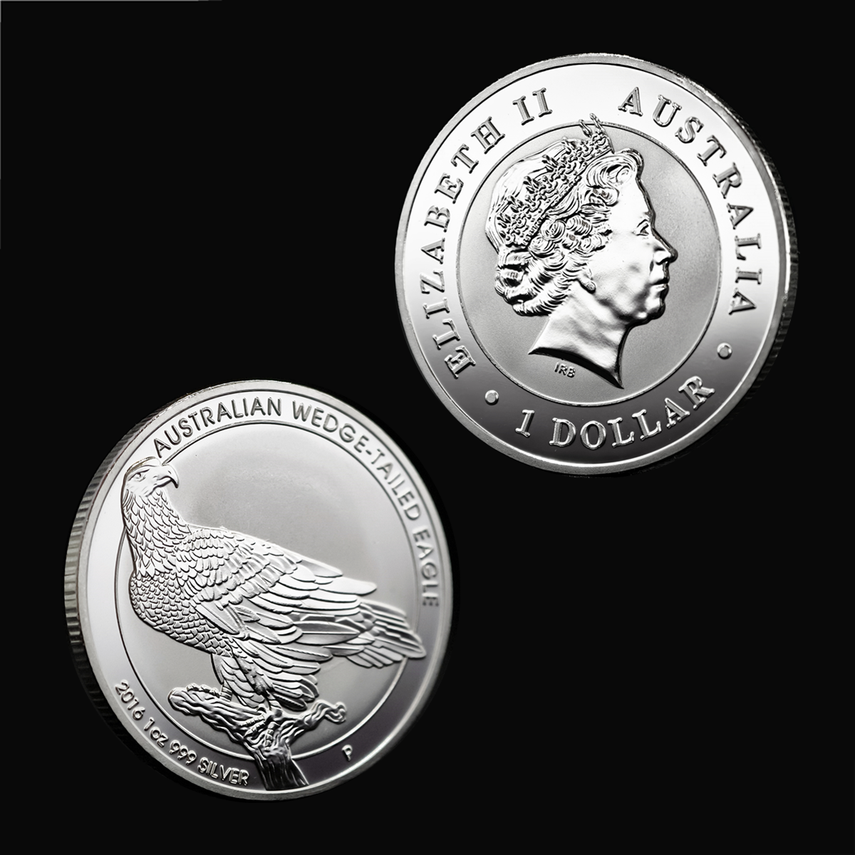 2016 Australian Wedge-tailed Eagle 1 oz .999 Fine Silver Coin
