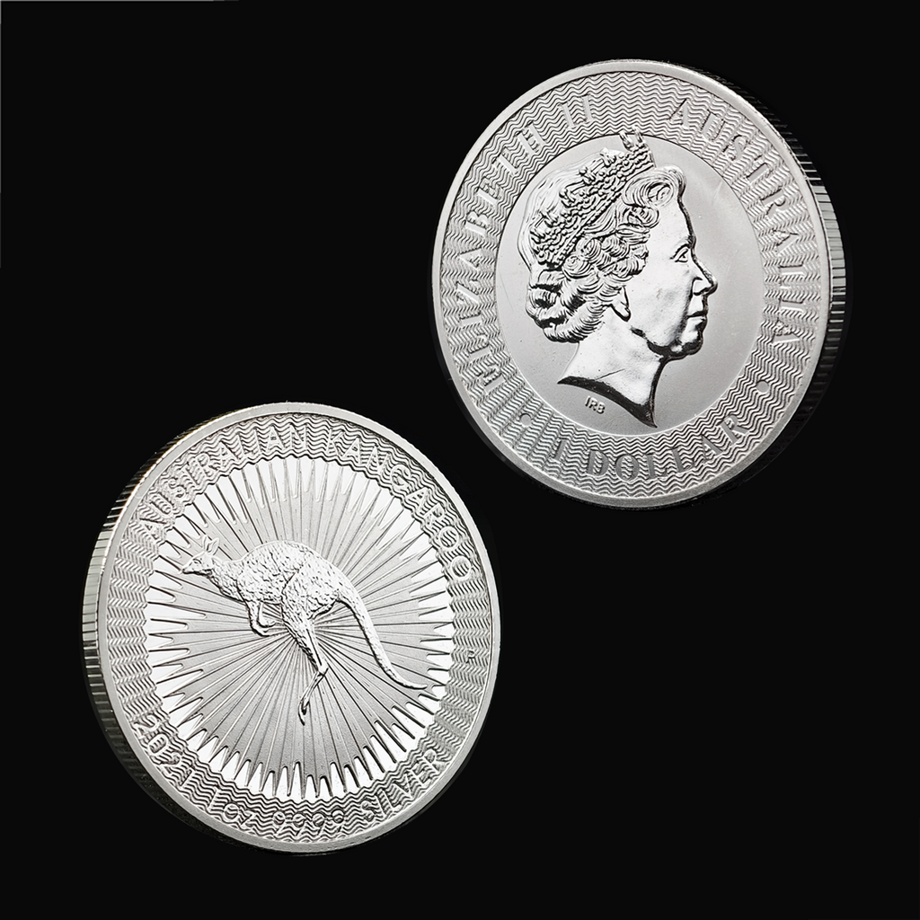 2021 Australian Kangaroo 1 oz .999 Fine Silver Coin