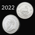 2022 1 oz .999 Fine Silver South African Krugerrand Coin [South African Mint]