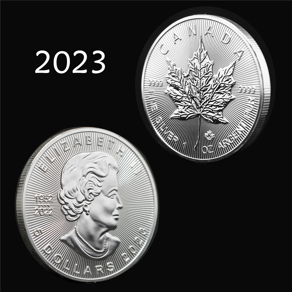 2023 1 oz .9999 Fine Silver Canadian Maple Leaf Coin [Royal Canadian Mint]