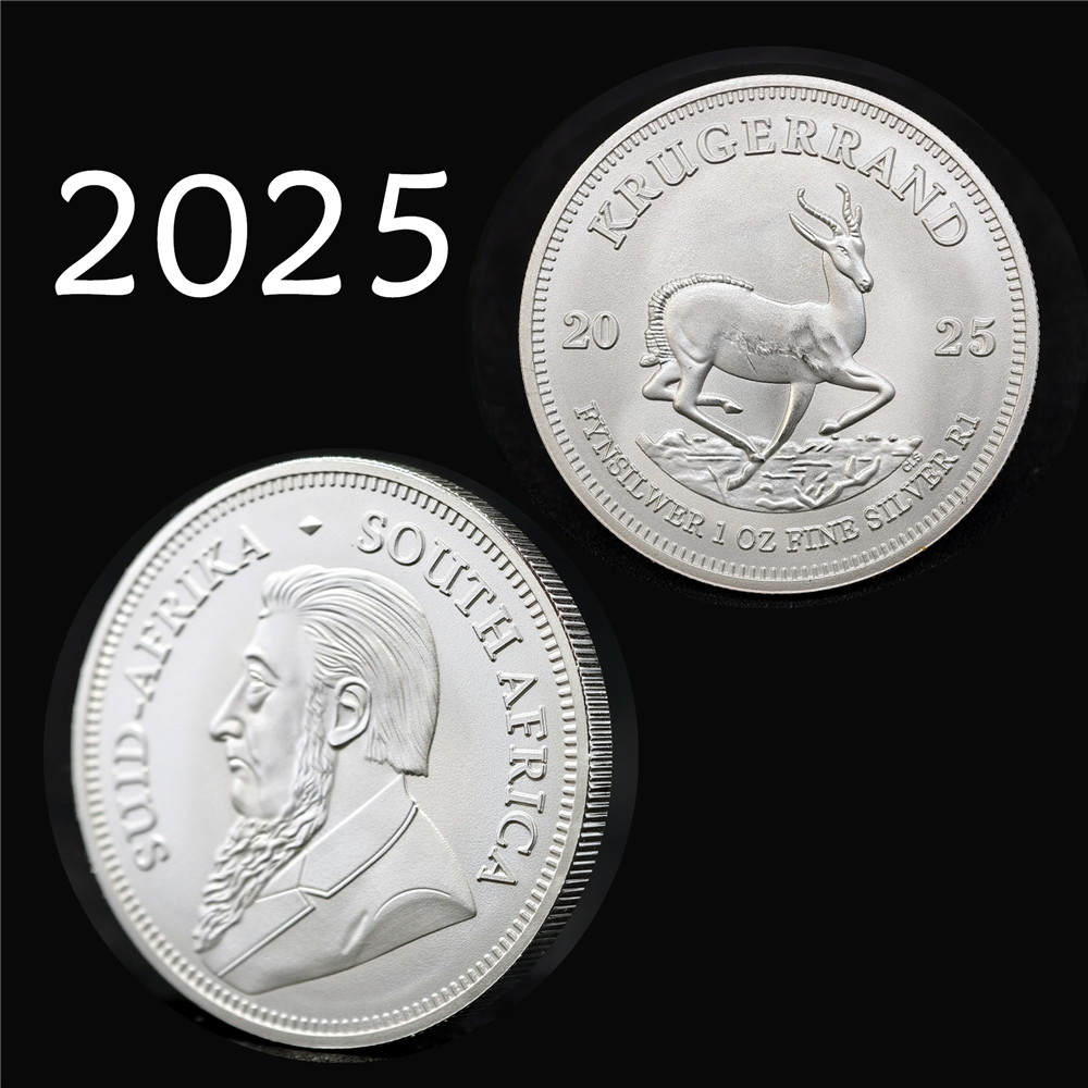 2025 1 oz .999 Fine Silver South African Krugerrand Coin [South African Mint]