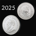 2025 1 oz .999 Fine Silver South African Krugerrand Coin [South African Mint]