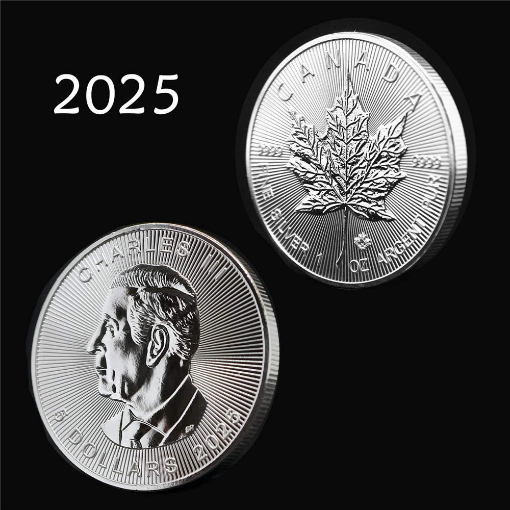2025 1 oz .9999 Fine Silver Canadian Maple Leaf Coin [Royal Canadian Mint]
