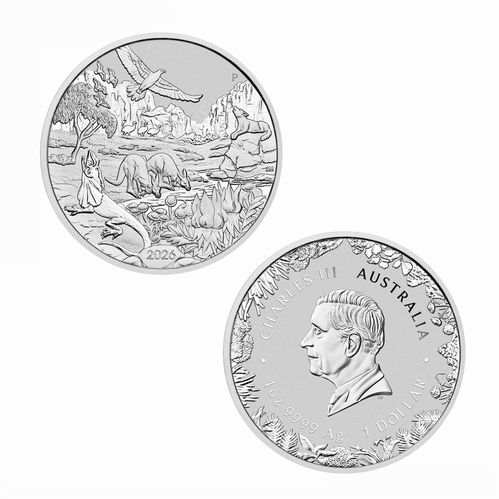 2026 Australian Wonders 1 oz .999 Fine Silver Coin