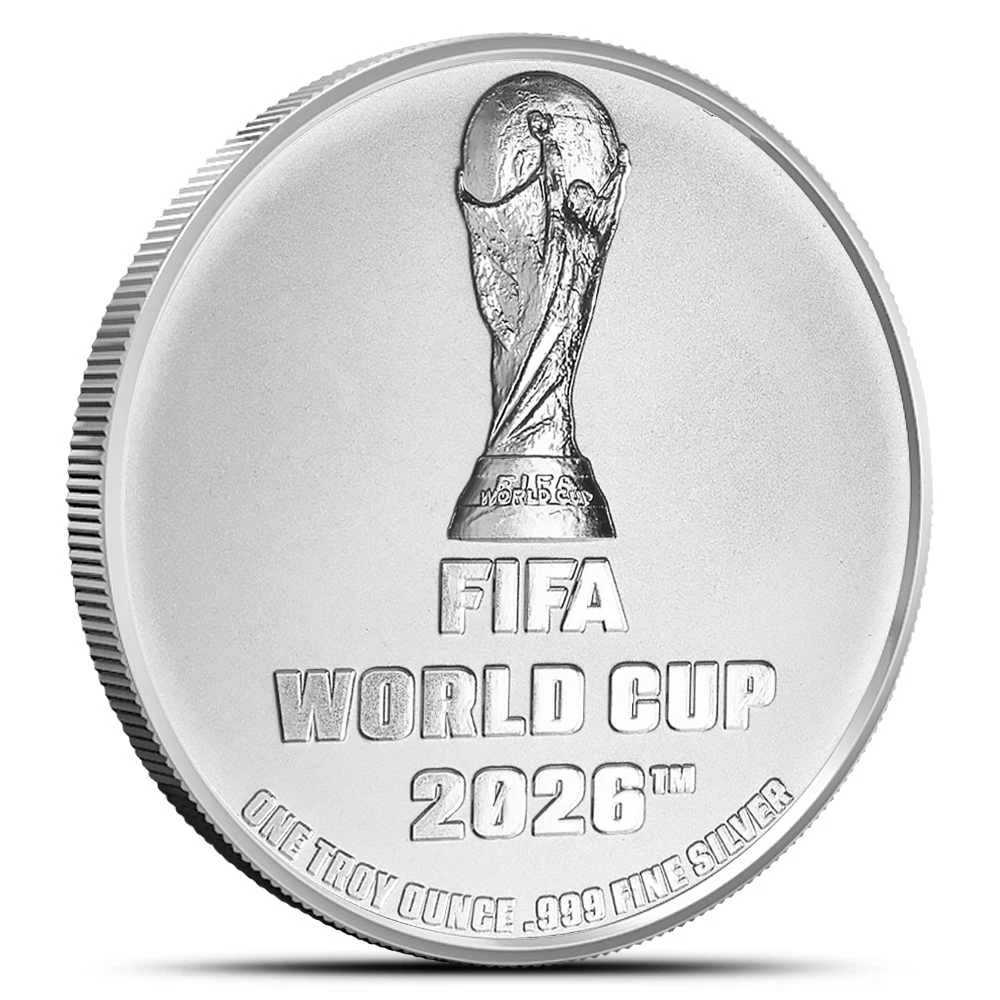 World Cup 1 oz .999 Fine Silver Coin