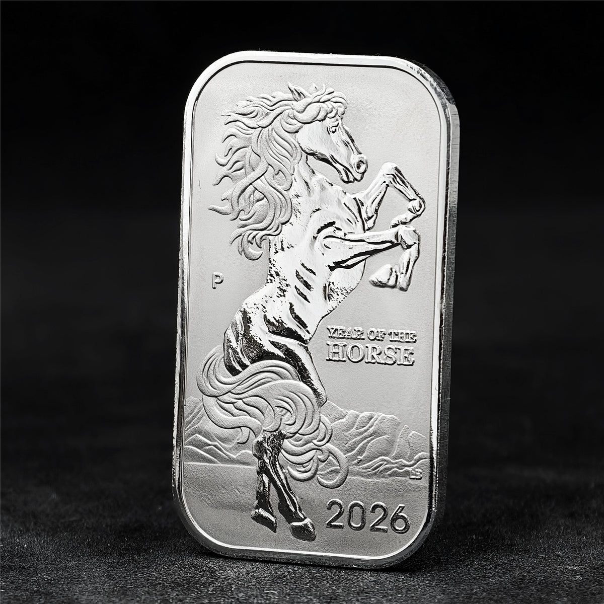 2026 1 oz Australian Silver Lunar Year of the Horse Rectangular Coin