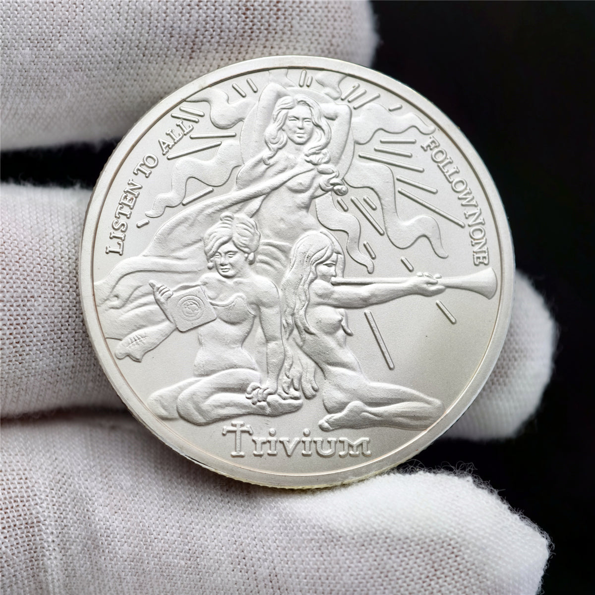 2026 1 oz Trivium Girls Silver Shield Round (New)