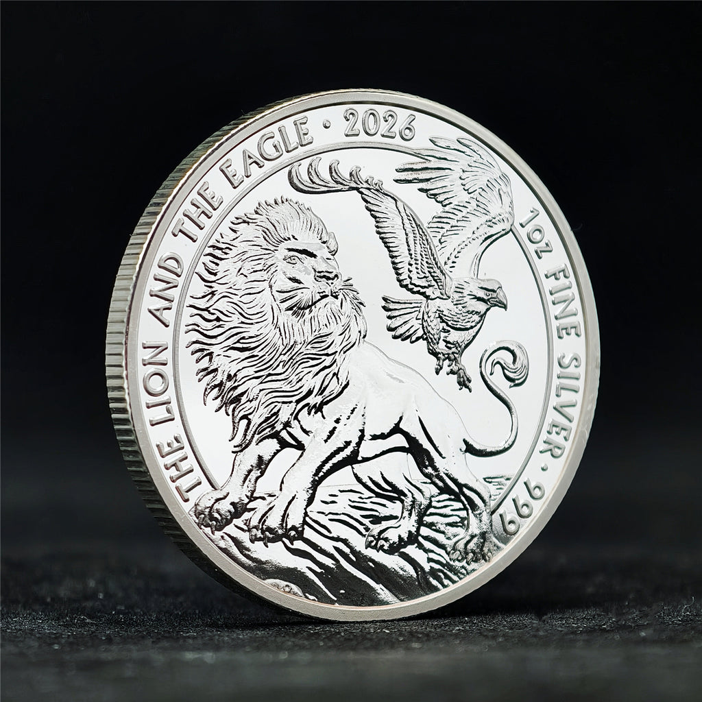 2026 Lion & Eagle 1 oz .999 Fine Silver Coin