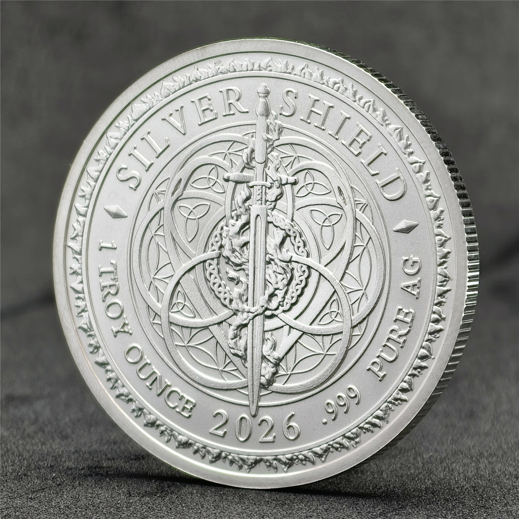 2026 1 oz Trivium Girls Silver Shield Round (New)