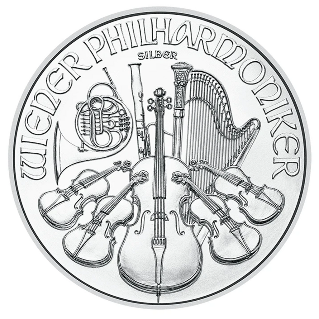 2026 Austrian Silver Philharmonic 1 oz .999 Fine Silver Coin