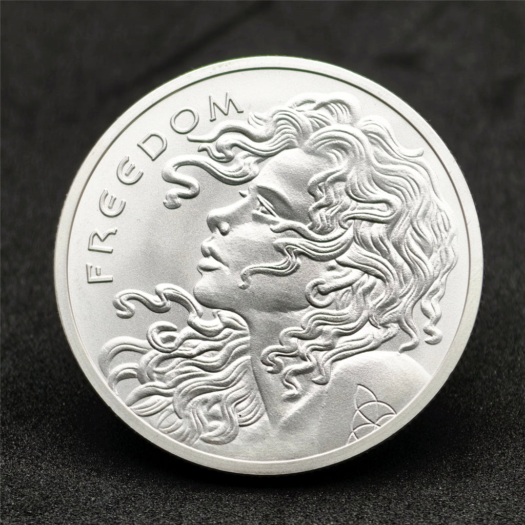 2026 1 oz Freedom Girl Silver Shield Round (New)
