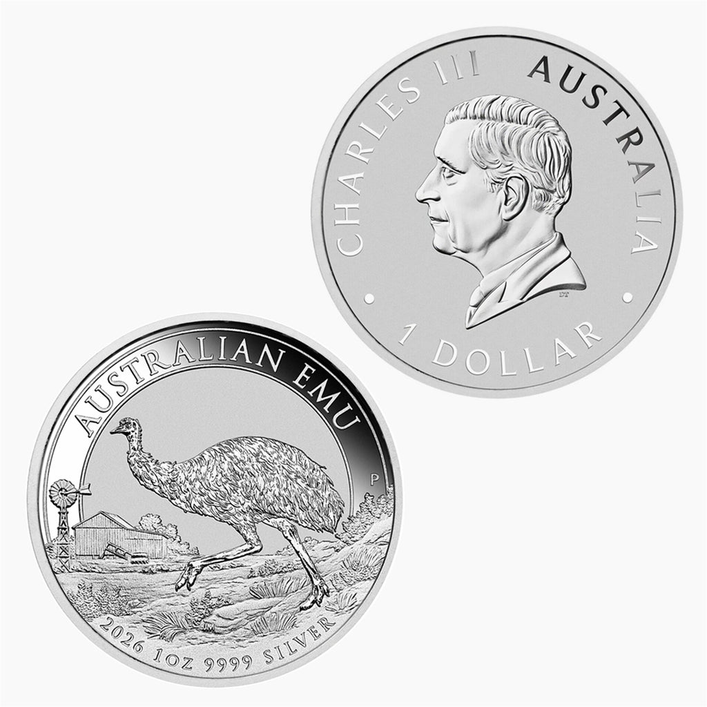 2026 Ostrich 1 oz .999 Fine Silver Coin