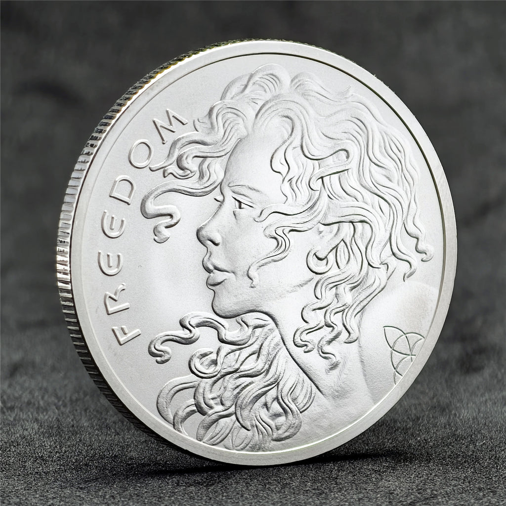 2026 1 oz Freedom Girl Silver Shield Round (New)