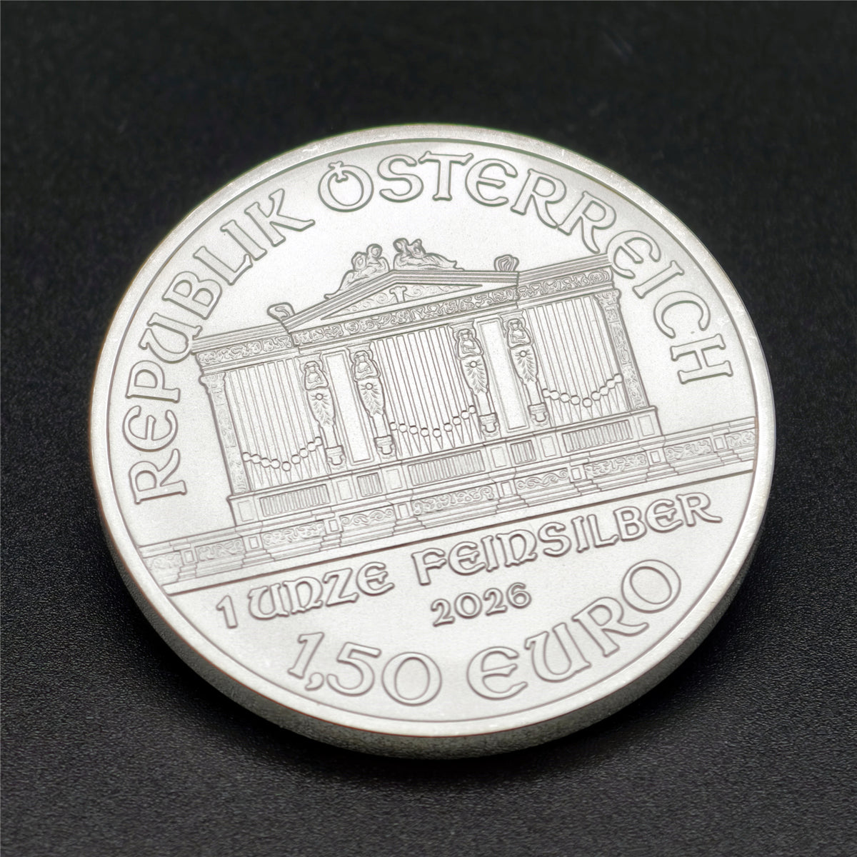 2026 Austrian Silver Philharmonic 1 oz .999 Fine Silver Coin