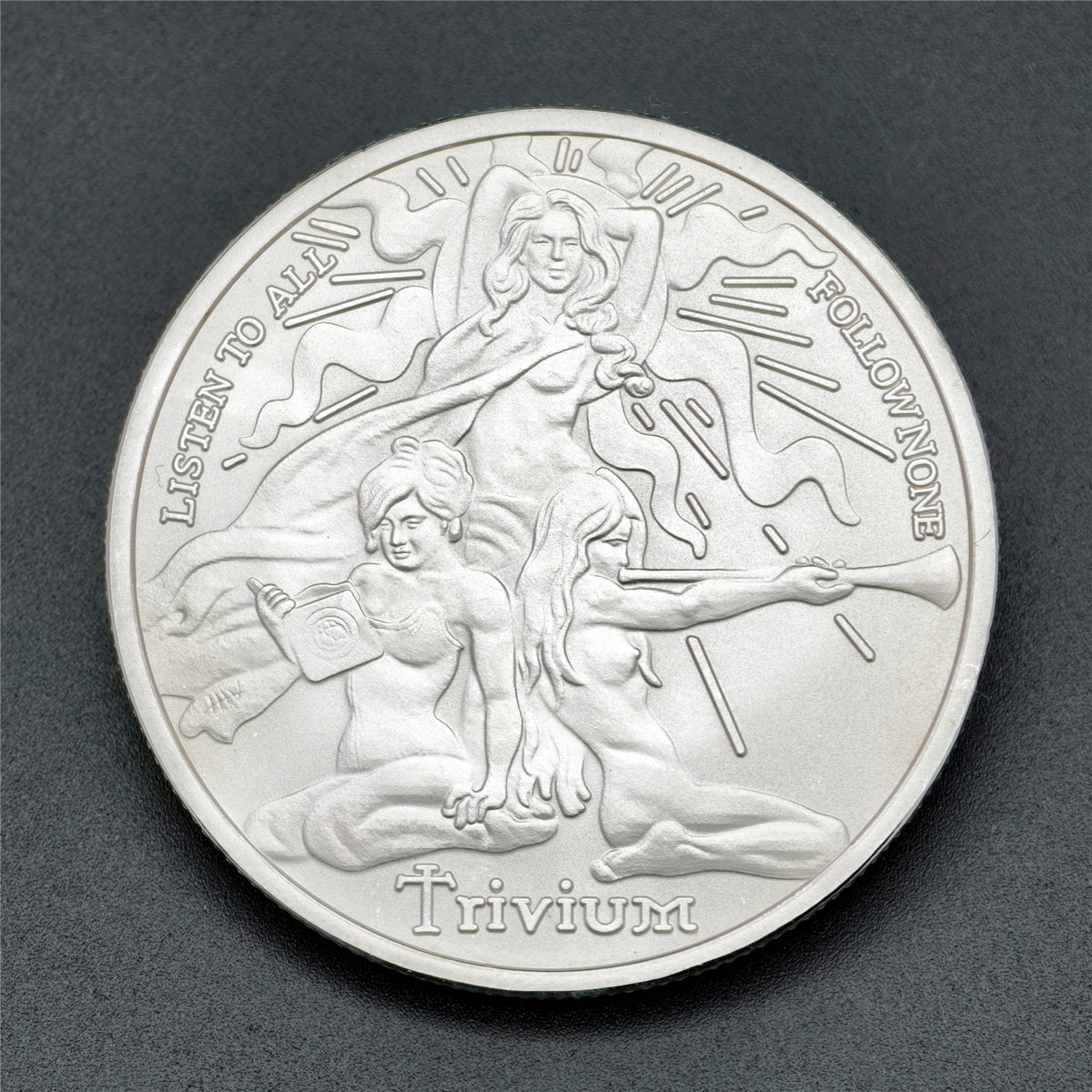 2026 1 oz Trivium Girls Silver Shield Round (New)