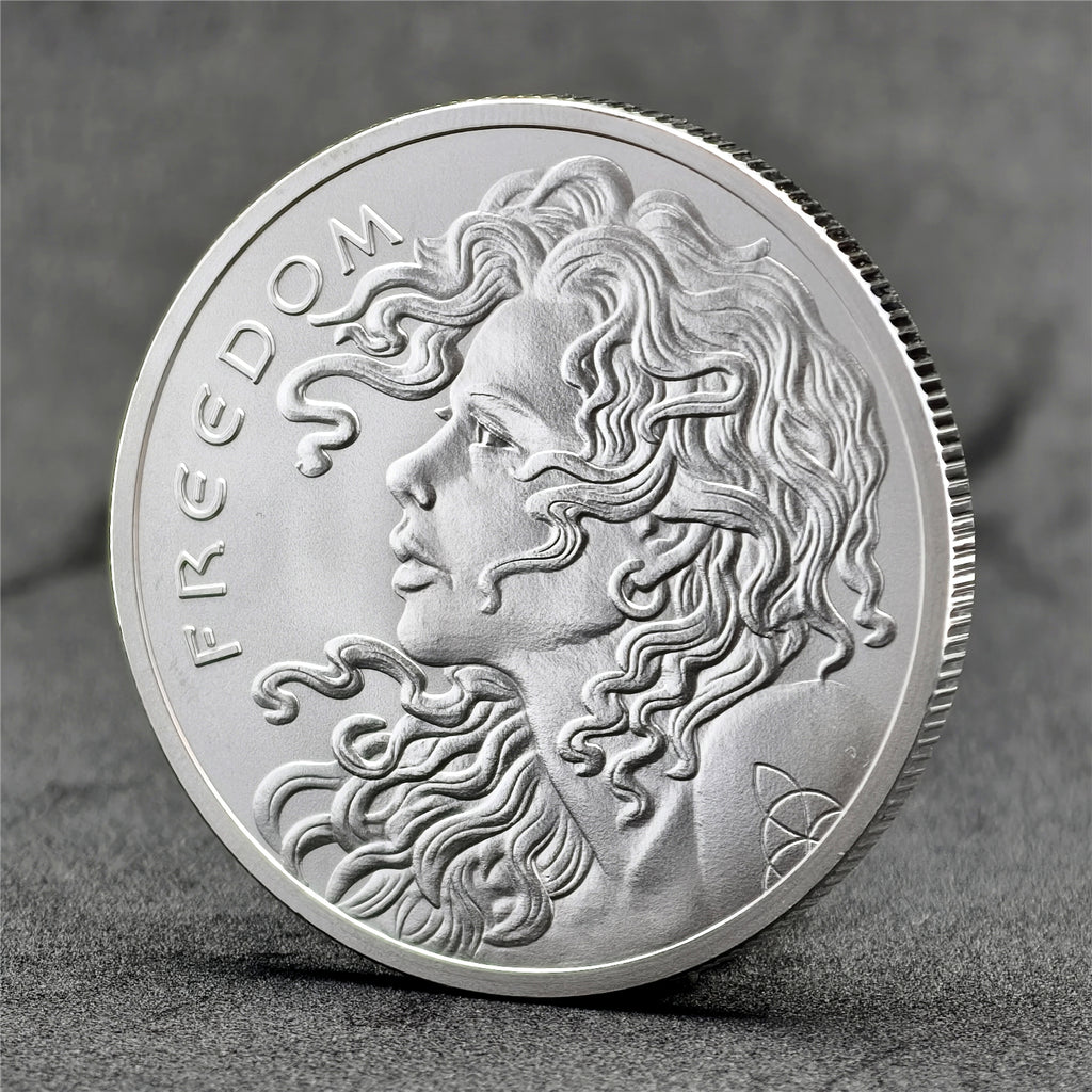 2026 1 oz Freedom Girl Silver Shield Round (New)