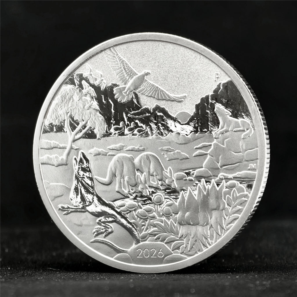 2026 Australian Wonders 1 oz .999 Fine Silver Coin