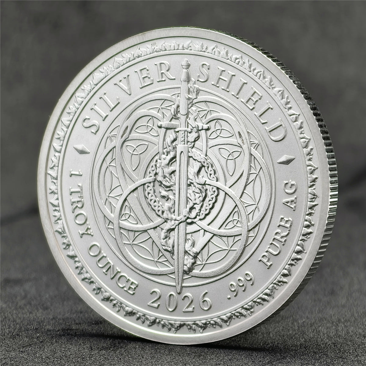 2026 1 oz Freedom Girl Silver Shield Round (New)