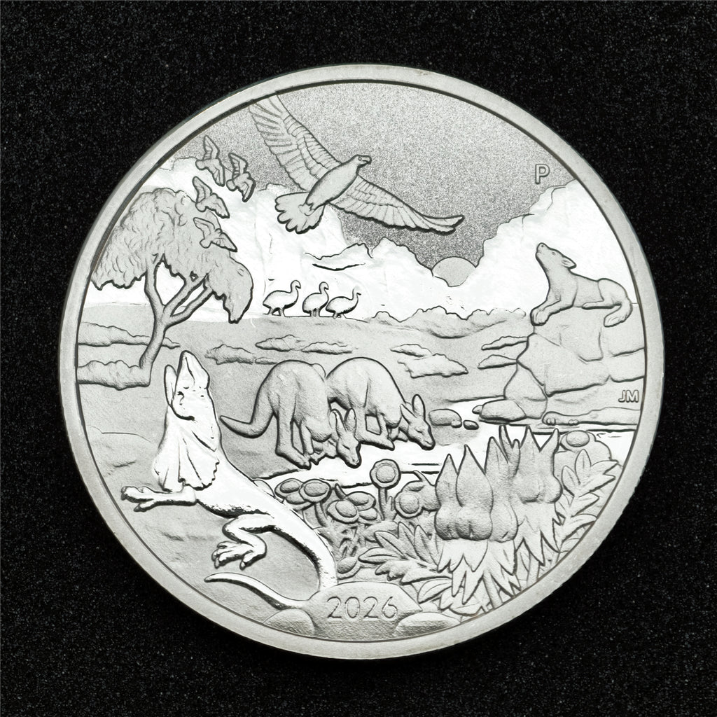 2026 Australian Wonders 1 oz .999 Fine Silver Coin