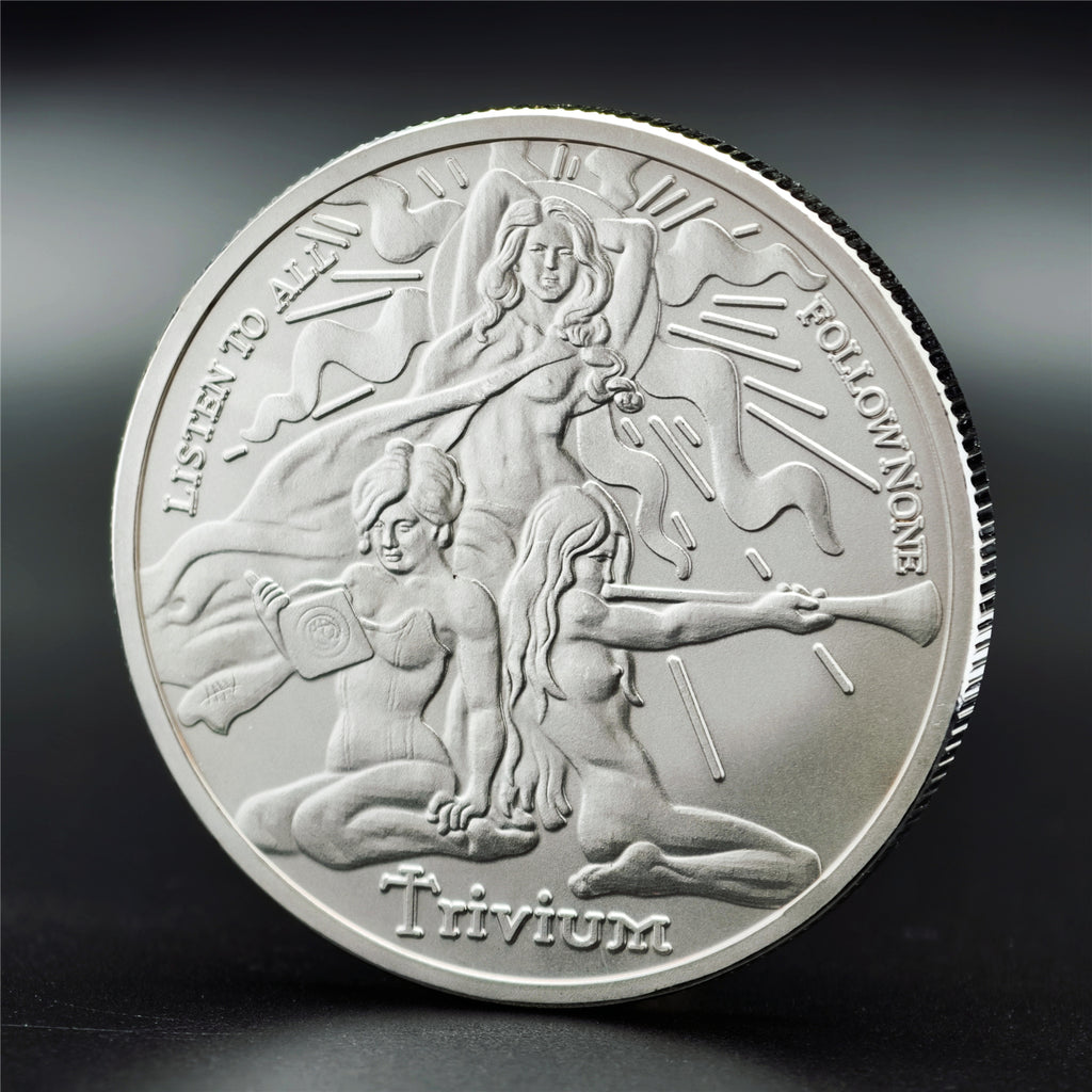 2026 1 oz Trivium Girls Silver Shield Round (New)