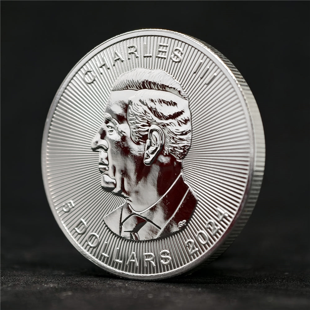 2024 1 oz .9999 Fine Silver Canadian Maple Leaf Coin [Royal Canadian Mint]