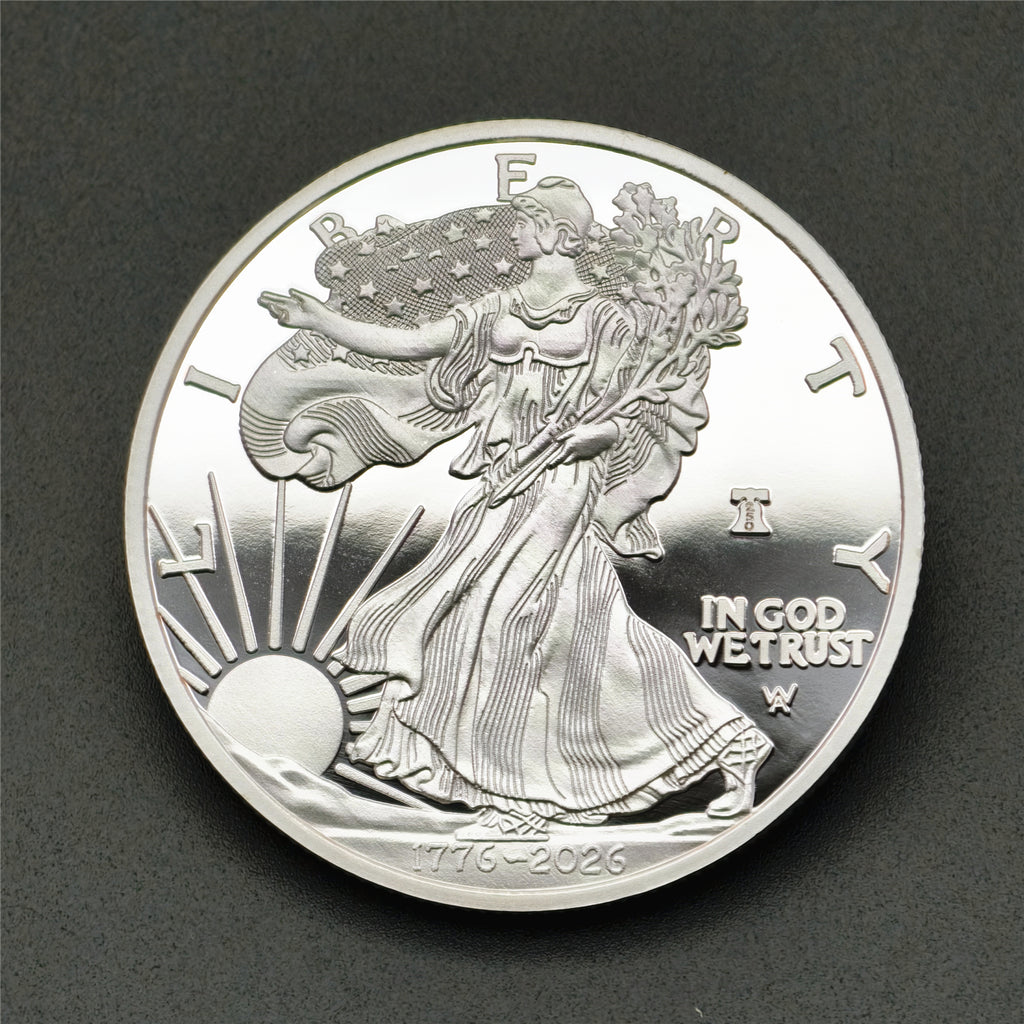 250th Anniversary Goddess Eagle 1 oz .999 Fine Silver Coin