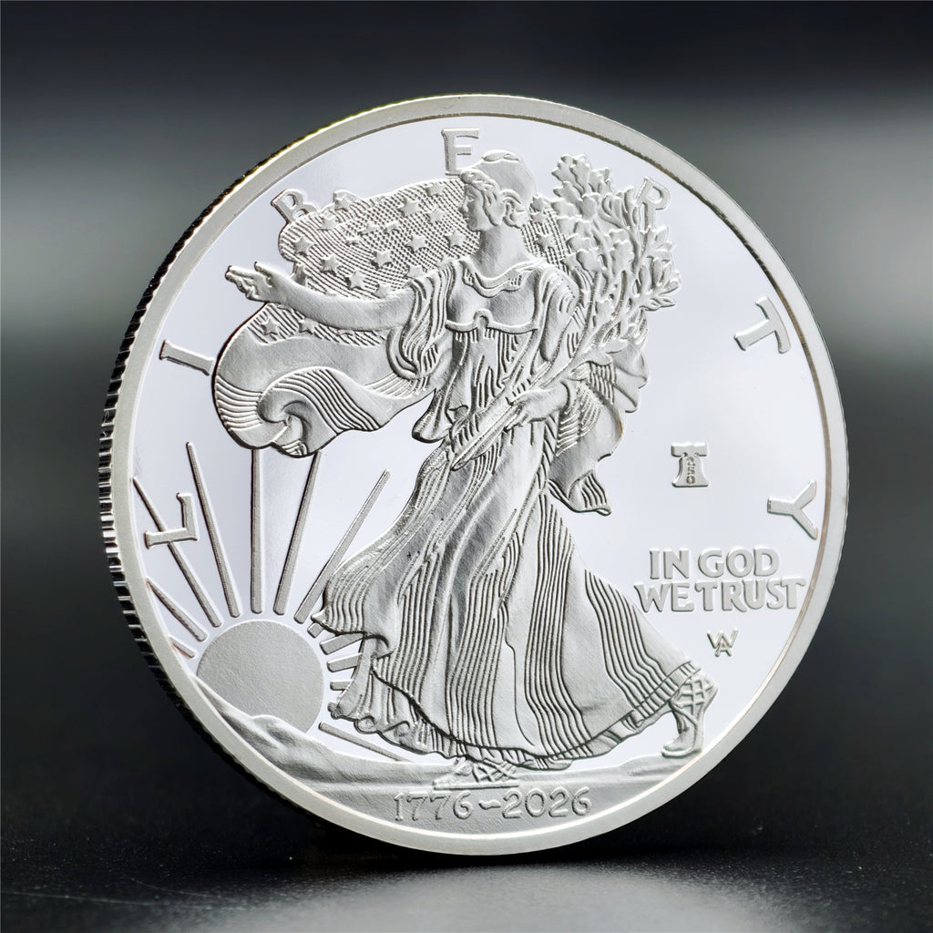 250th Anniversary Goddess Eagle 1 oz .999 Fine Silver Coin