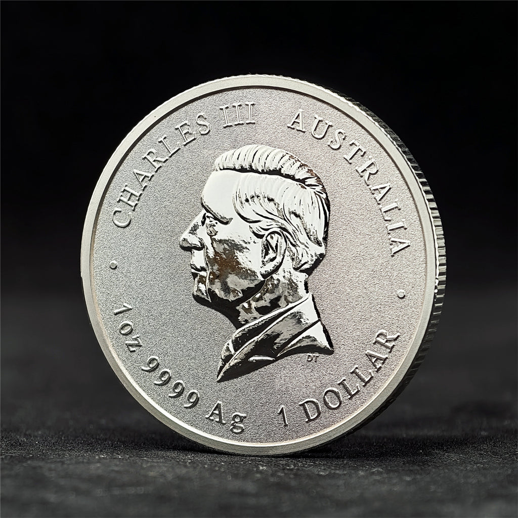Bicolor Year of the Horse 1 oz .999 Fine Silver Coin