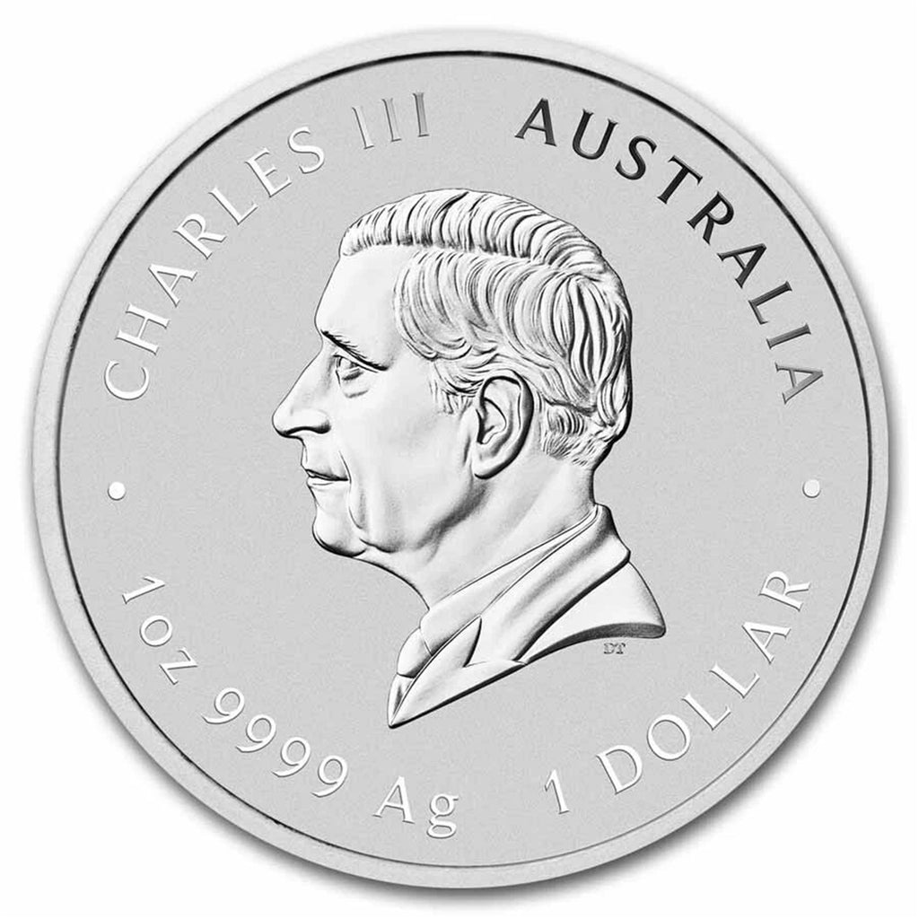 Australian Double Horse 1 oz .999 Fine Silver Coin